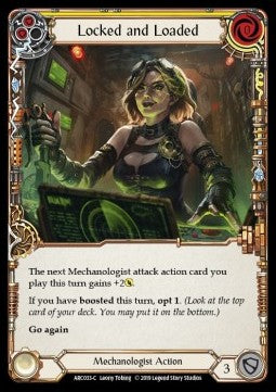 Locked and Loaded (Yellow) [ARC033-C] (Arcane Rising - First) Regular