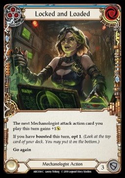 Locked and Loaded (Blue) [ARC034-C] (Arcane Rising - First) Regular