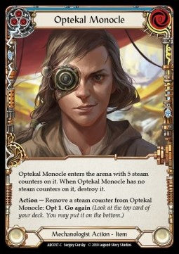 Optekal Monocle [ARC037-C] (Arcane Rising - First) Regular