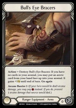 Bull's Eye Bracers [ARC042-C] (Arcane Rising - First) Cold Foil