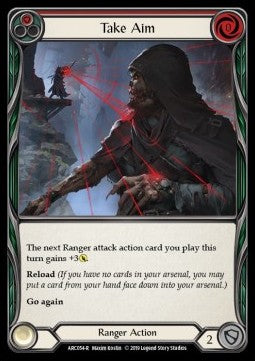 Take Aim (Red) [ARC054-R] (Arcane Rising - First) Rainbow Foil