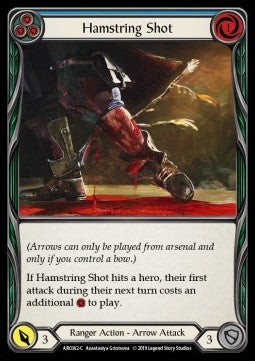 Hamstring Shot (Blue) [ARC062-C] (Arcane Rising - First) Rainbow Foil