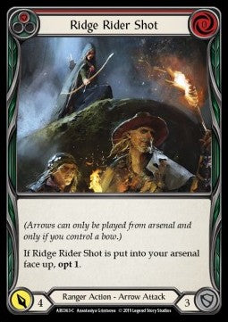 Ridge Rider Shot (Red) [ARC063-C] (Arcane Rising - First) Rainbow Foil