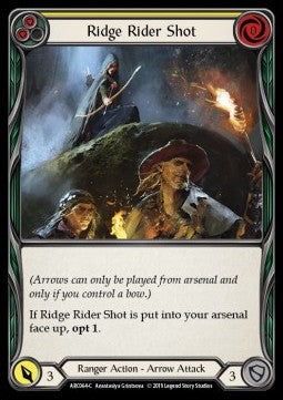 Ridge Rider Shot (Yellow) [ARC064-C] (Arcane Rising - First) Rainbow Foil