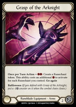 Grasp of the Arknight [ARC078-L] (Arcane Rising - First) Cold Foil