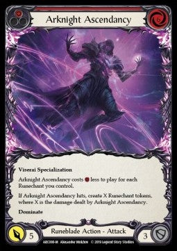 Arknight Ascendancy [ARC080-M] (Arcane Rising - First) Rainbow Foil