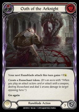 Oath of the Arknight (Red) [ARC091-R] (Arcane Rising - First) Regular