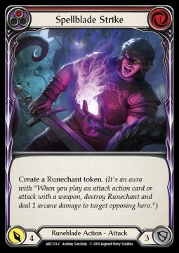 Spellblade Strike (Red) [ARC103-C] (Arcane Rising - First) Regular