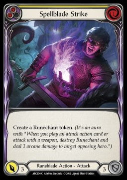 Spellblade Strike (Yellow) [ARC104-C] (Arcane Rising - First) Regular