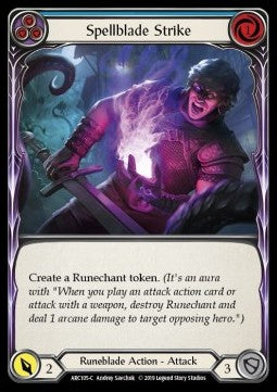 Spellblade Strike (Blue) [ARC105-C] (Arcane Rising - First) Regular