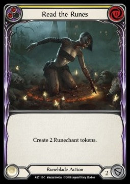 Read the Runes (Yellow) [ARC110-C] (Arcane Rising - First) Rainbow Foil