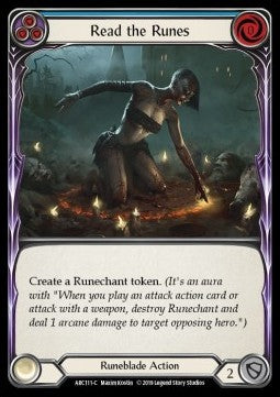 Read the Runes (Blue) [ARC111-C] (Arcane Rising - First) Regular