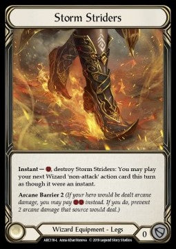 Storm Striders [ARC116-L] (Arcane Rising - First) Cold Foil