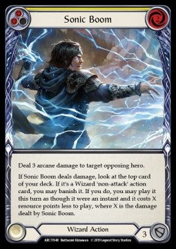 Sonic Boom [ARC119-M] (Arcane Rising - First) Rainbow Foil