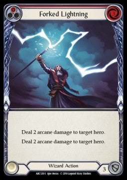 Forked Lightning [ARC120-S] (Arcane Rising - First) Rainbow Foil