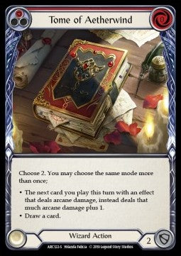 Tome of Aetherwind [ARC122-S] (Arcane Rising - First) Rainbow Foil