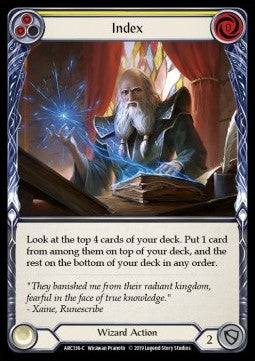 Index (Yellow) [ARC136-C] (Arcane Rising - First) Regular
