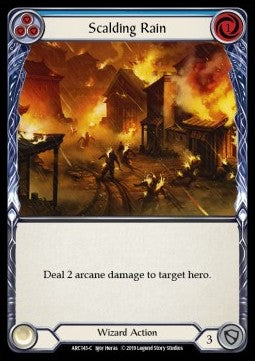 Scalding Rain (Blue) [ARC143-C] (Arcane Rising - First) Regular