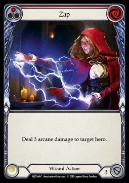 Zap (Red) [ARC144-C] (Arcane Rising - First) Rainbow Foil