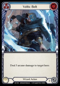 Voltic Bolt (Blue) [ARC149-C] (Arcane Rising - First) Rainbow Foil
