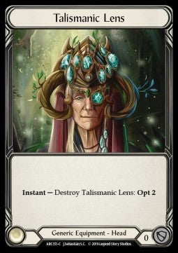 Talismanic Lens [ARC151-C] (Arcane Rising - First) Cold Foil