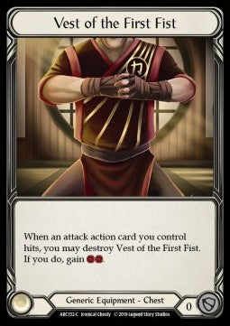 Vest of the First Fist [ARC152-C] (Arcane Rising - First) Regular