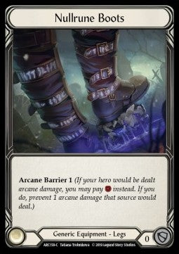Nullrune Boots [ARC158-C] (Arcane Rising - First) Cold Foil