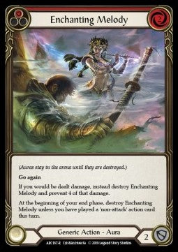 Enchanting Melody (Red) [ARC167-R] (Arcane Rising - First) Rainbow Foil