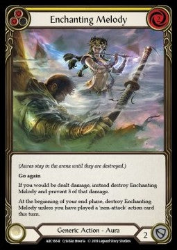 Enchanting Melody (Yellow) [ARC168-R] (Arcane Rising - First) Rainbow Foil
