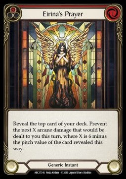 Eirina's Prayer (Red) [ARC173-R] (Arcane Rising - First) Rainbow Foil