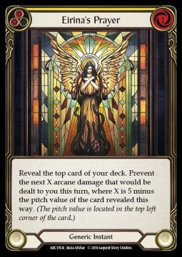 Eirina's Prayer (Yellow) [ARC174-R] (Arcane Rising - First) Regular