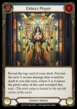 Eirina's Prayer (Blue) [ARC175-R] (Arcane Rising - First) Regular