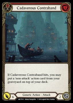 Cadaverous Contraband (Red) [ARC179-C] (Arcane Rising - First) Regular