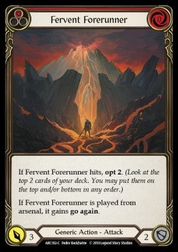 Fervent Forerunner (Red) [ARC182-C] (Arcane Rising - First) Regular