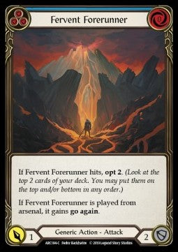Fervent Forerunner (Blue) [ARC184-C] (Arcane Rising - First) Regular