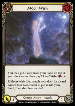Moon Wish (Yellow) [ARC186-C] (Arcane Rising - First) Rainbow Foil