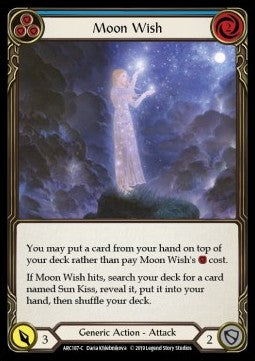 Moon Wish (Blue) [ARC187-C] (Arcane Rising - First) Rainbow Foil