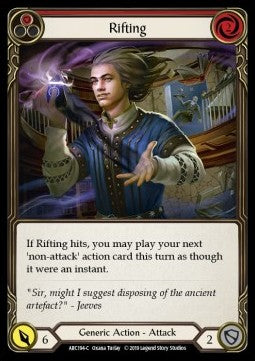 Rifting (Red) [ARC194-C] (Arcane Rising - First) Rainbow Foil