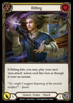 Rifting (Yellow) [ARC195-C] (Arcane Rising - First) Rainbow Foil