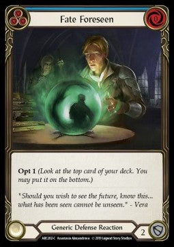 Fate Foreseen (Blue) [ARC202-C] (Arcane Rising - First) Rainbow Foil