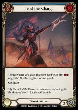 Lead the Charge (Blue) [ARC211-C] (Arcane Rising - First) Regular