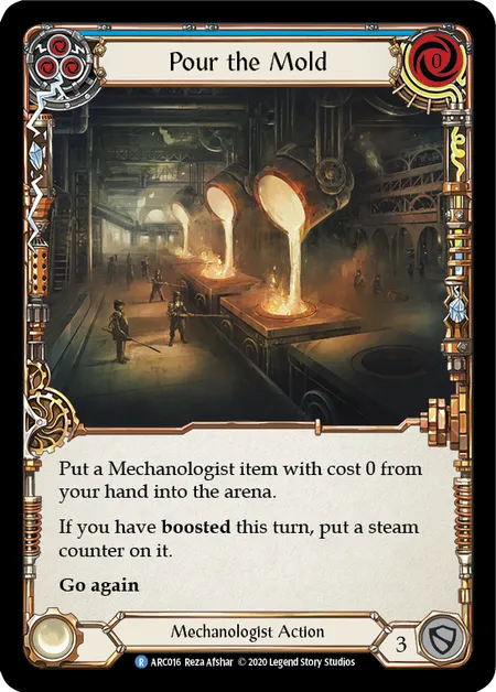 Pour the Mold (Blue) [ARC016] (Arcane Rising - Unlimited) Regular