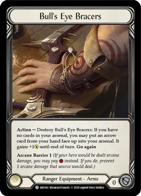 Bull's Eye Bracers [ARC042] (Arcane Rising - Unlimited) Regular
