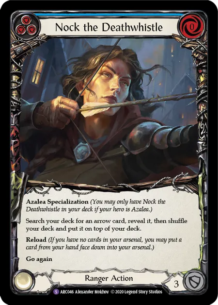 Nock the Deathwhistle [ARC046] (Arcane Rising - Unlimited) Regular
