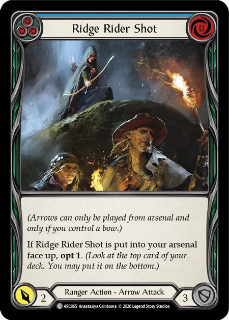 Ridge Rider Shot (Blue) [ARC065] (Arcane Rising - Unlimited) Regular