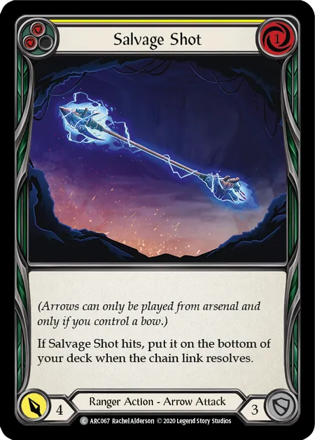 Salvage Shot (Yellow) [ARC067] (Arcane Rising - Unlimited) Rainbow Foil