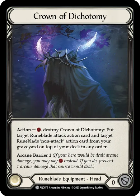 Crown of Dichotomy [ARC079] (Arcane Rising - Unlimited) Rainbow Foil
