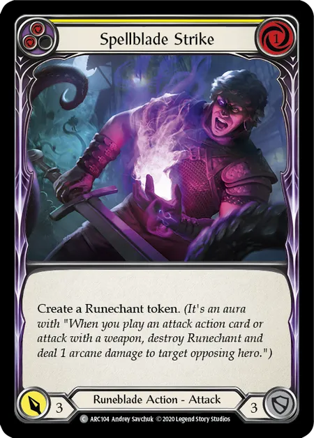Spellblade Strike (Yellow) [ARC104] (Arcane Rising - Unlimited) Regular