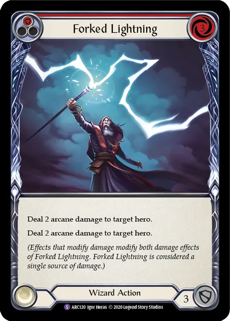 Forked Lightning [ARC120] (Arcane Rising - Unlimited) Regular