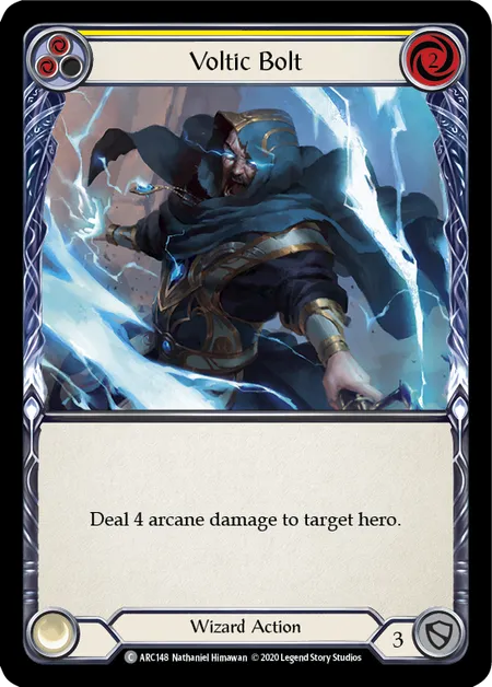 Voltic Bolt (Yellow) [ARC148] (Arcane Rising - Unlimited) Regular
